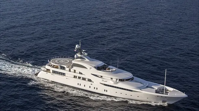 Dlinя яhtы Graceful - 82 metra