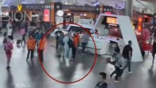 CCTV footage of Kim Jong-nam in Kuala Lumpur airport (13 Feb 2017)