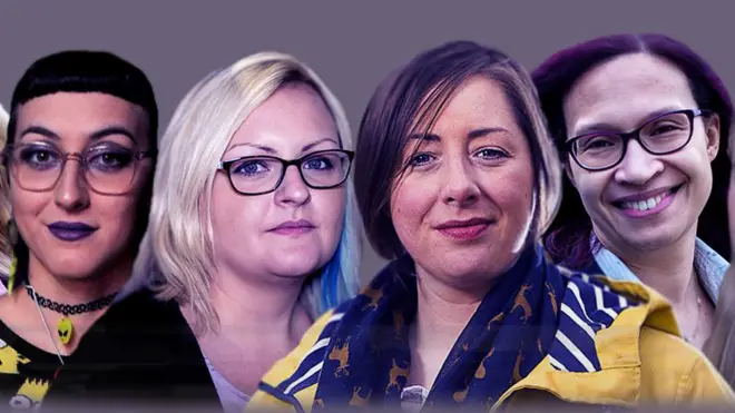 Jasmine, Hannah, Claire y Amanda. Mujeres que fueron diagnosticadas con autismo cuando eran adultas