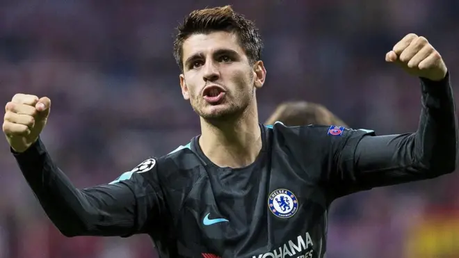 Chelsea striker Alvaro Morata is set to return against Roma