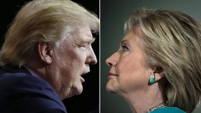 Trump and Clinton