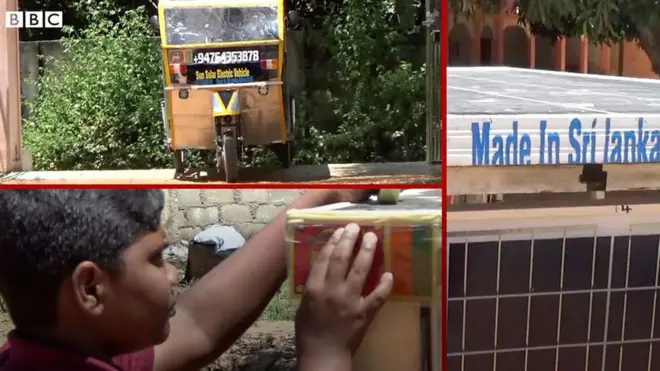 හිරු එළියෙන් දුවන පරිසර හිතකාමී ත්‍රීවීලරයක්