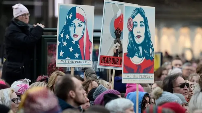 بل لور ته د اسټرالیا، نیوزلنډ او بنکاک په ګډون یو شمېر اسیايي او اروپايي هېوادونو کې د ټرمپ خلاف مظاهرې شوې.