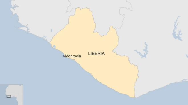 Carte du Libéria