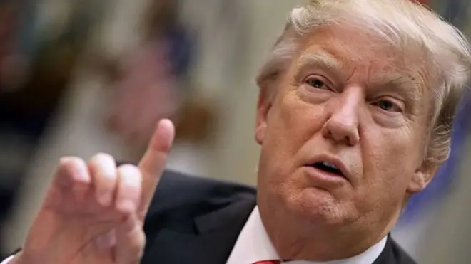 डोनल्ड ट्रंप.