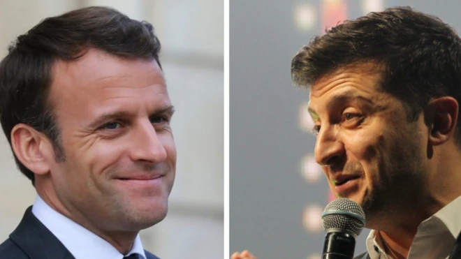 То чи доречно називати Володимира Зеленського "українським Макроном"?