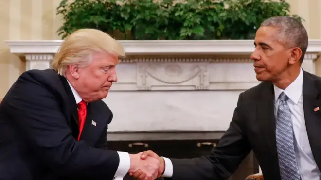 Дональд Трамп і Барак Обама