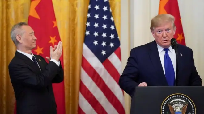 Трамп и Лю Хэ