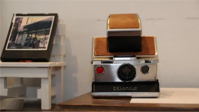 美国宝丽来即拍即有相机。