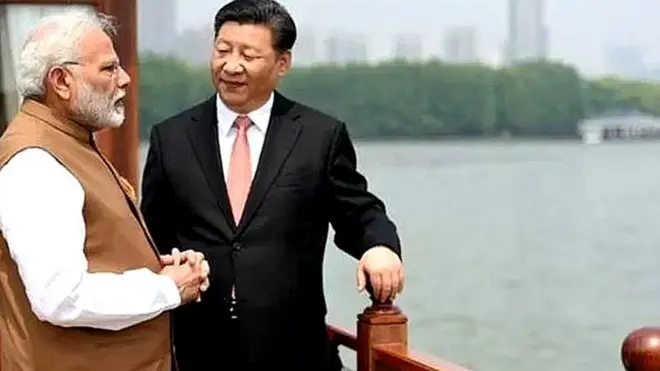 नरेंद्र मोदी, शी जिनपिंग