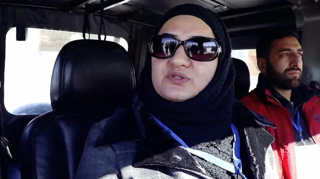 ڈاکٹر شرمین جو پہلی کشمیری خاتون ہیں جنہوں نے آف روڈ ریس میں حصہ لیا