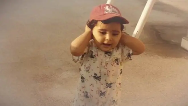 Pragja Bhagat kao dete