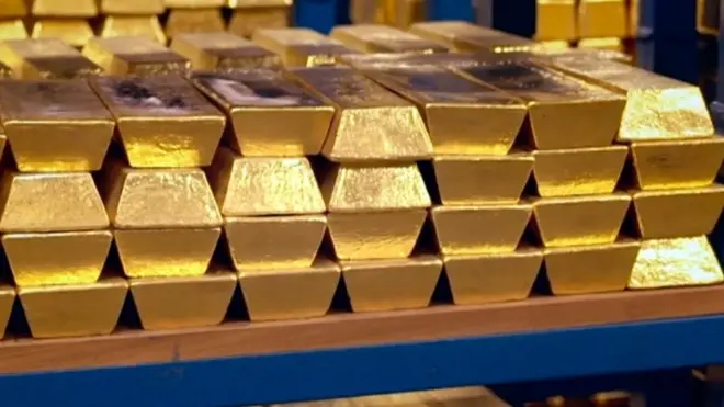 بینک آف انگلینڈ کی تجوری جہاں 250 ارب ڈالرز کے سونے کے ذخائر ہیں