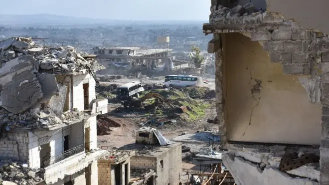 Операция по вывозу мирных жителей из Алеппо началась 15 декабря