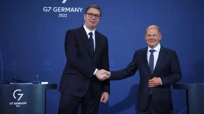 Вучић и Шолц