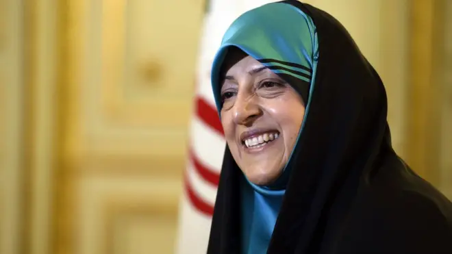Ms Ebtekar has been reappointed as a vice-president