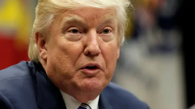 US President Donald Trump at the White House, 6 June