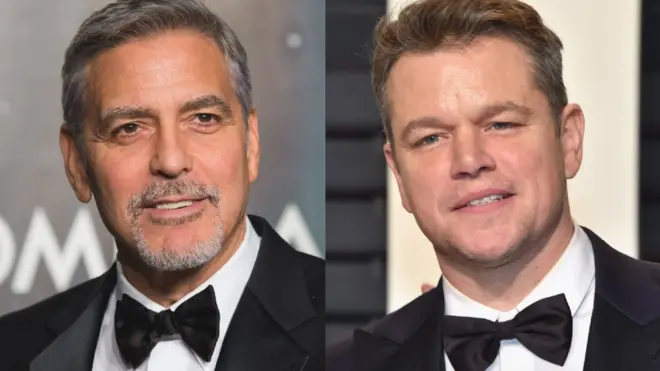 Clooney and Damon co-starred in Ocean's Eleven and its two sequels