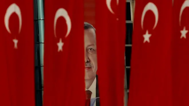 прапорт на мітингу