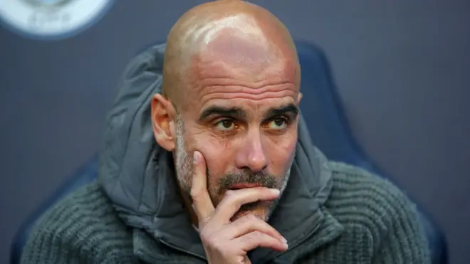 Man City coach Pep Guardiola