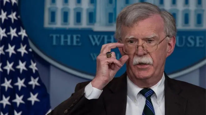 John Bolton es un viejo "halcón" de gobiernos republicanos en Estados Unidos.