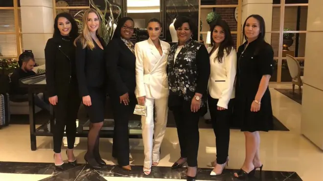 كيم كارداشيان في البيت الأبيض