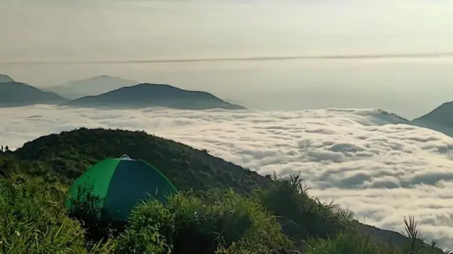 వంజంగి వద్ద ఏర్పడిన పాలసముద్రం