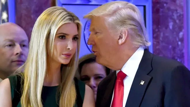Ivanka ve Donald Trump
