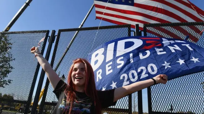 Сторонники Байдена