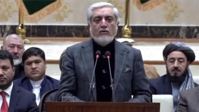 عبد الله عبد الله خپله بریا اعلان کړه او خپل حکومت جوړولو ګواښ یې وکړ