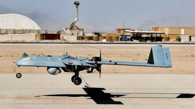 د غورځېدلې ډرون الوتکې ډوله نه دی مالوم. (د ارشیف عکس)