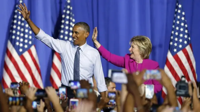 Obama, Clinton'ın kampanyasına etkin bir şekilde destek verdi.