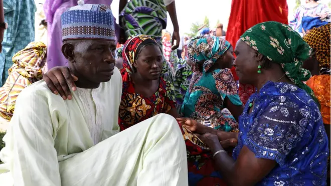 Chibok girls and dia parents