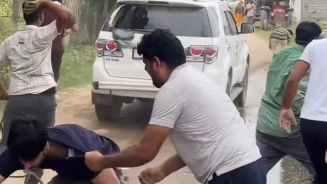 सीजेपी कार्यकर्ता के साथ मारपीट