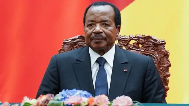 Paul Biya, président du Cameroun