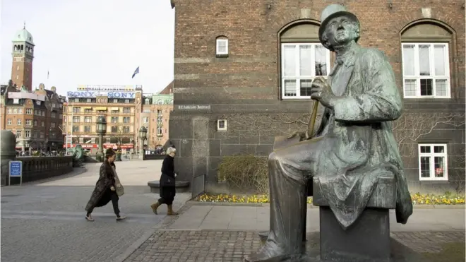 Памятник Андерсену в Копенгагене