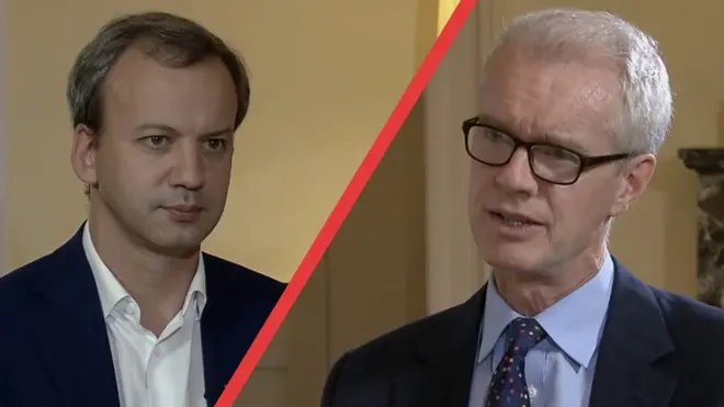 Аркадий Дворкович и Стивен Сакур