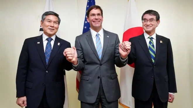 17일 태국 방콕에서 열린 한·미·일 국방장관 회담