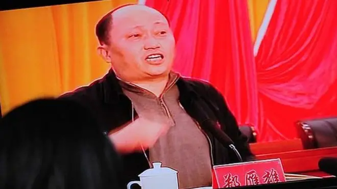 Zheng Yanxiong en Wukan en 2011.