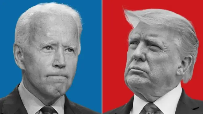 Biden y Trump