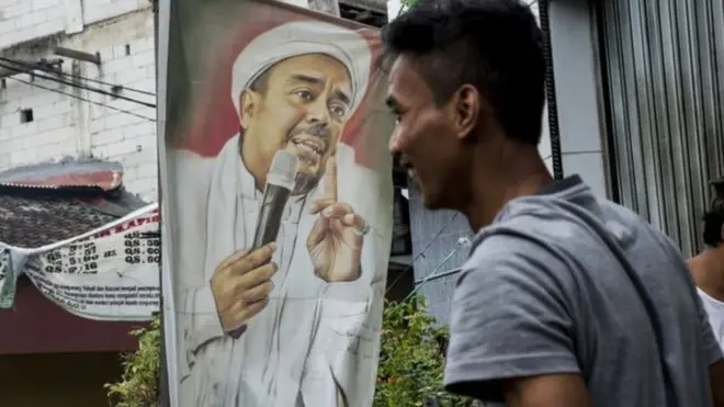 Rizieq Shihab disebut para kuasa hukumnya sedang berada di Arab Saudi.