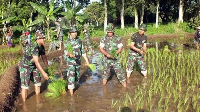Usai kenaikan tunjangan, babinsa diharapkan tidak mencari penghasilan di luar tugasnya sebagai tentara.