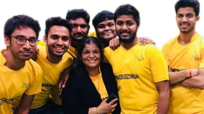 The satellite was assembled in Chennai