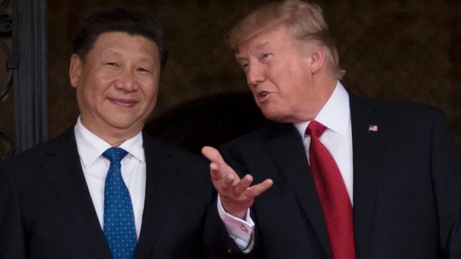 美國總統特朗普和中國國家主席習近平