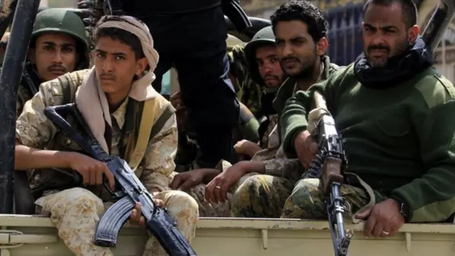 مسلحون حوثيون