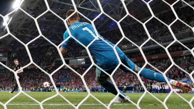 Игорь Акинфеев не смог отразить решающий пенальти Ивана Ракитича