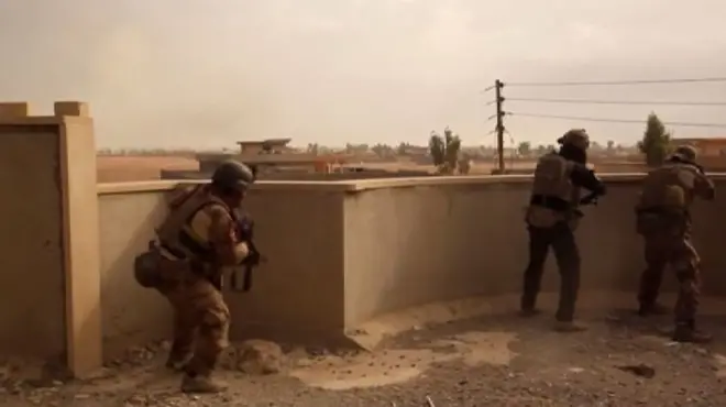 Иракские военные на подступах к Мосулу