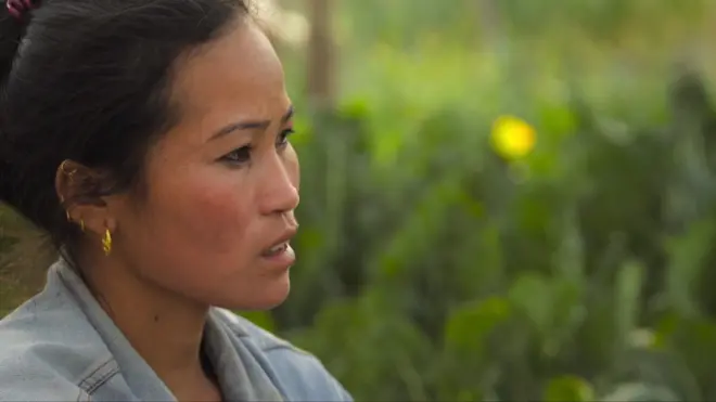 زوجة عامل توفي في قطر