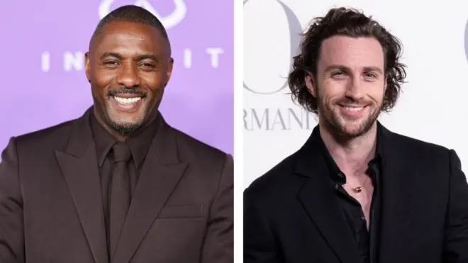 Idris Elba and Aaron Taylor-Johnson
