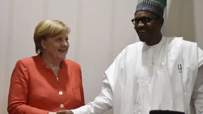 German Chancellor Angela Merkel